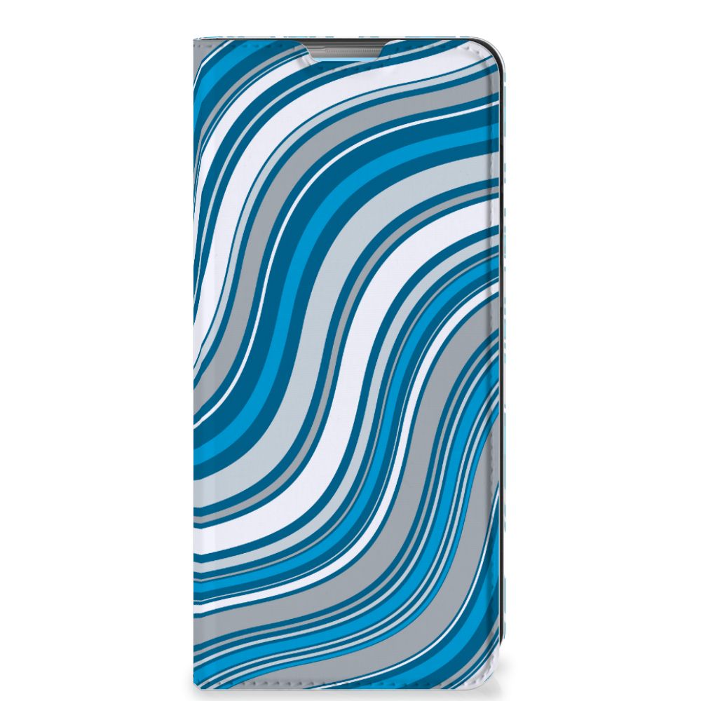 OPPO A74 4G Hoesje met Magneet Waves Blue