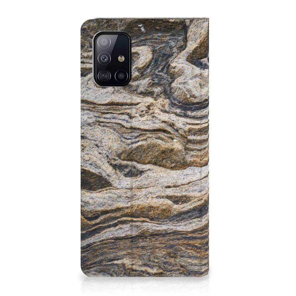 Samsung Galaxy A71 Standcase Steen - B2C Telecom