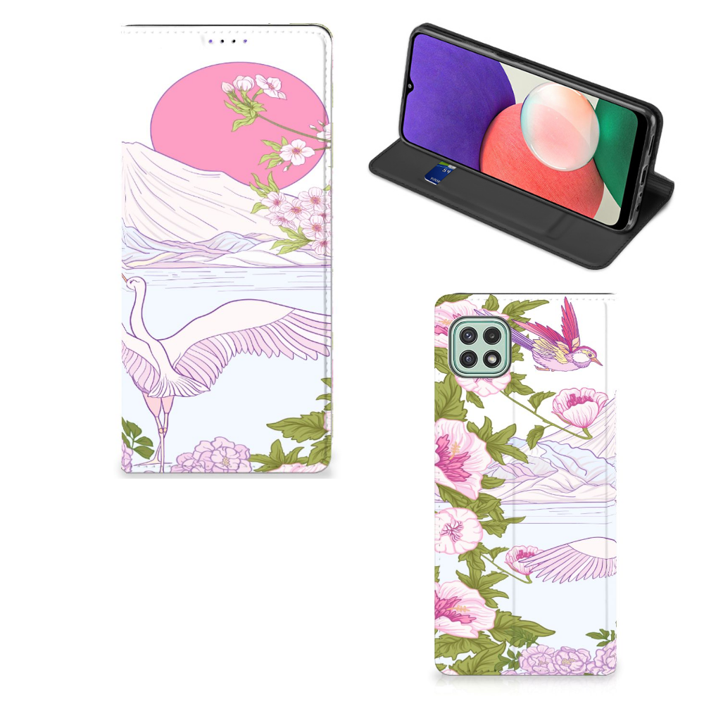 Samsung Galaxy A22 5G Hoesje maken Bird Standing - B2C Telecom