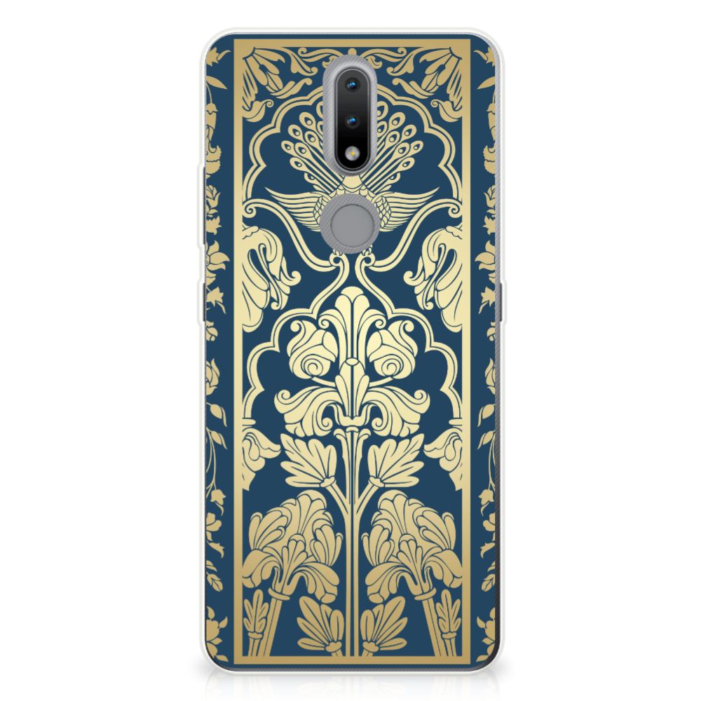 Nokia 2.4 TPU Case Beige Flowers