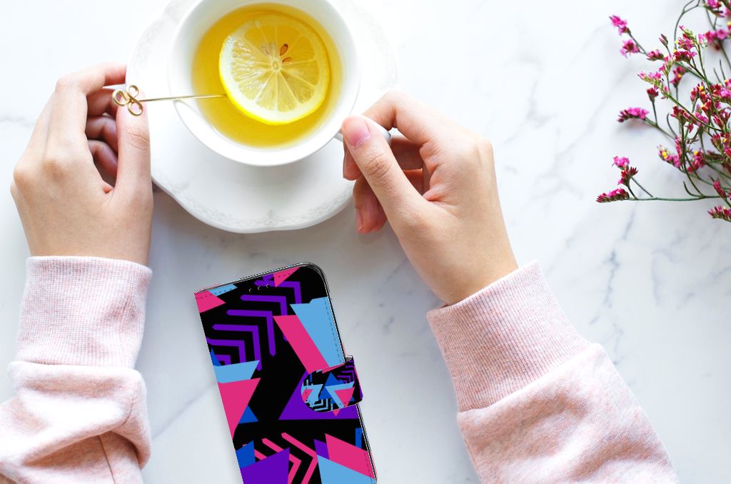 Samsung Galaxy S7 Edge Book Case Funky Triangle
