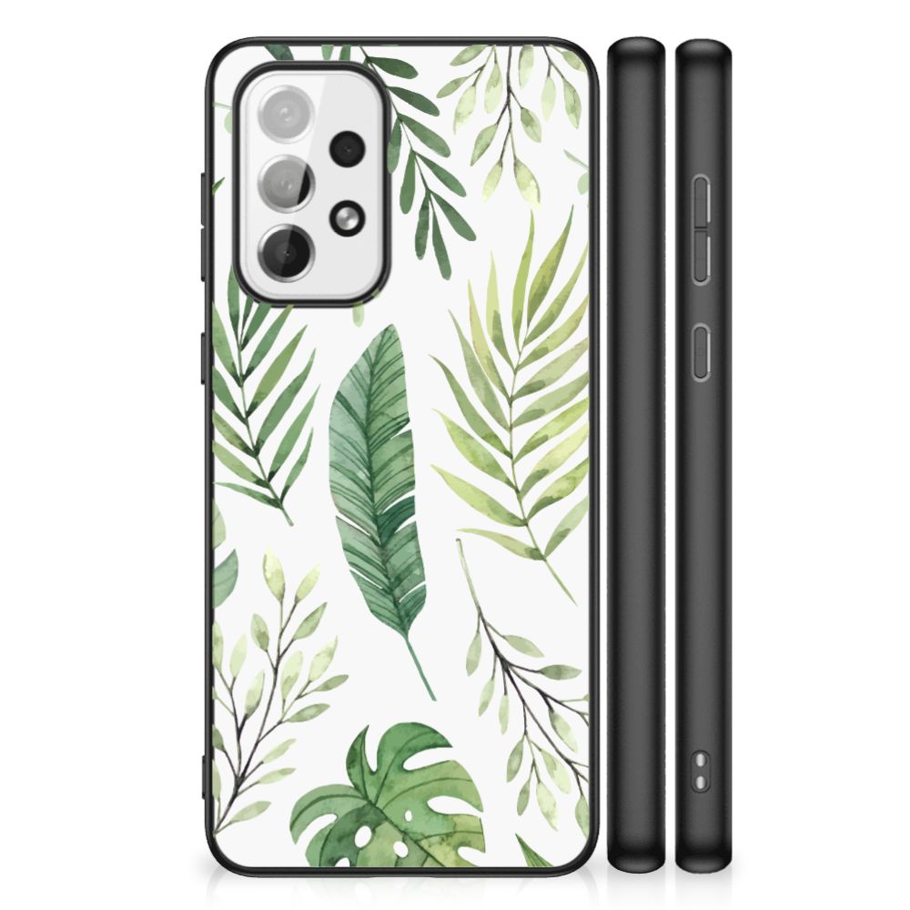 Samsung Galaxy A73 Bloemen Hoesje Leaves B2C Telecom