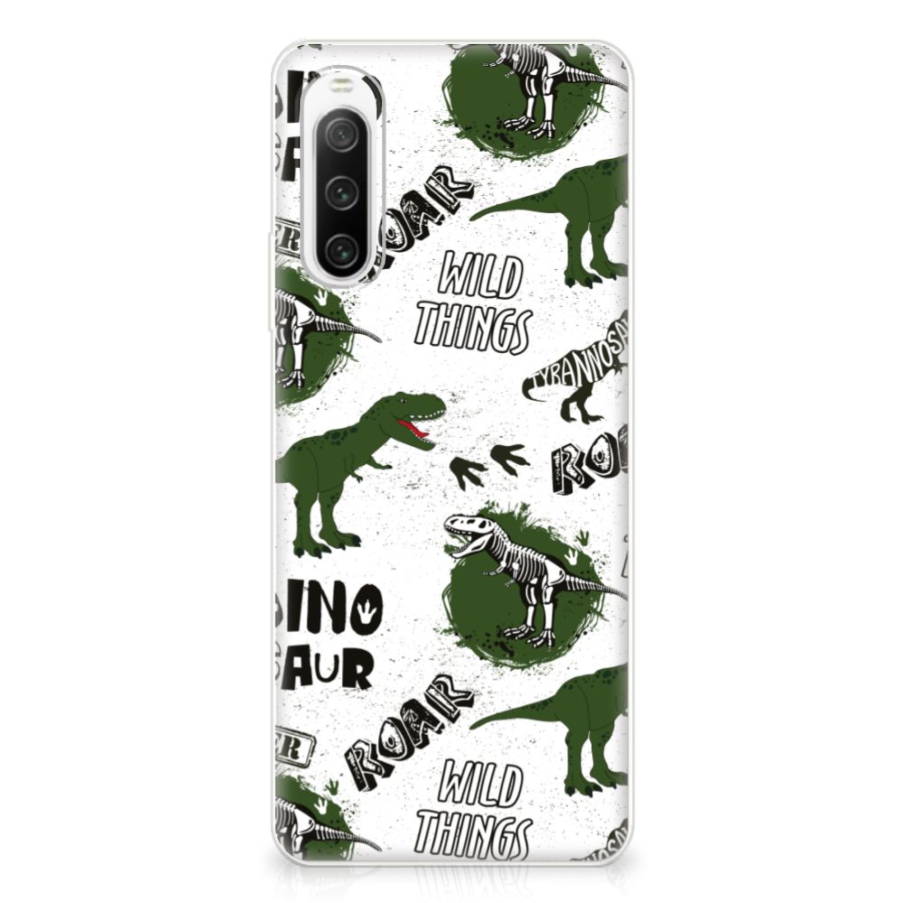 TPU Hoesje voor Sony Xperia 10 IV Dinosaurus