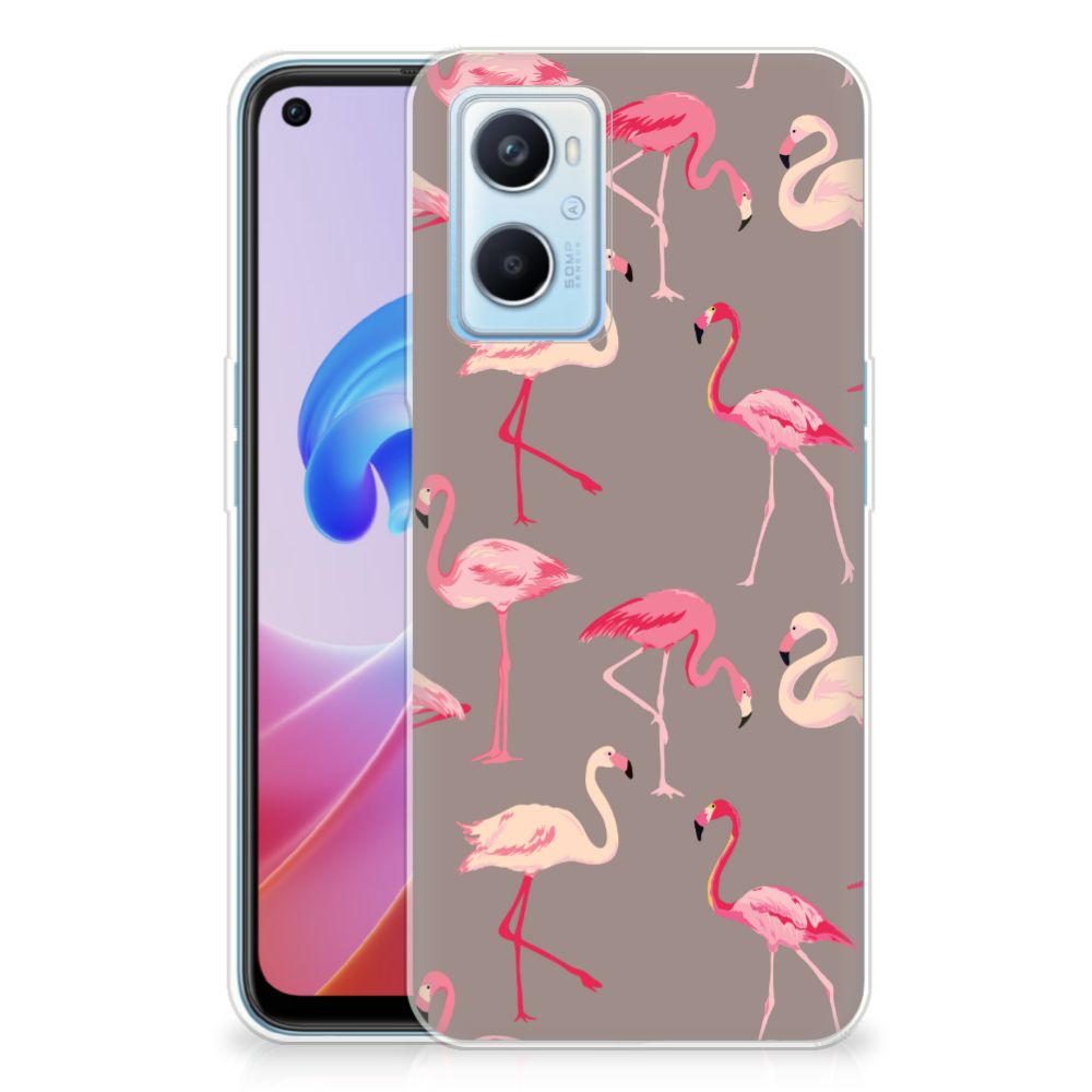 OPPO A96 | OPPO A76 TPU Hoesje Flamingo B2C Telecom