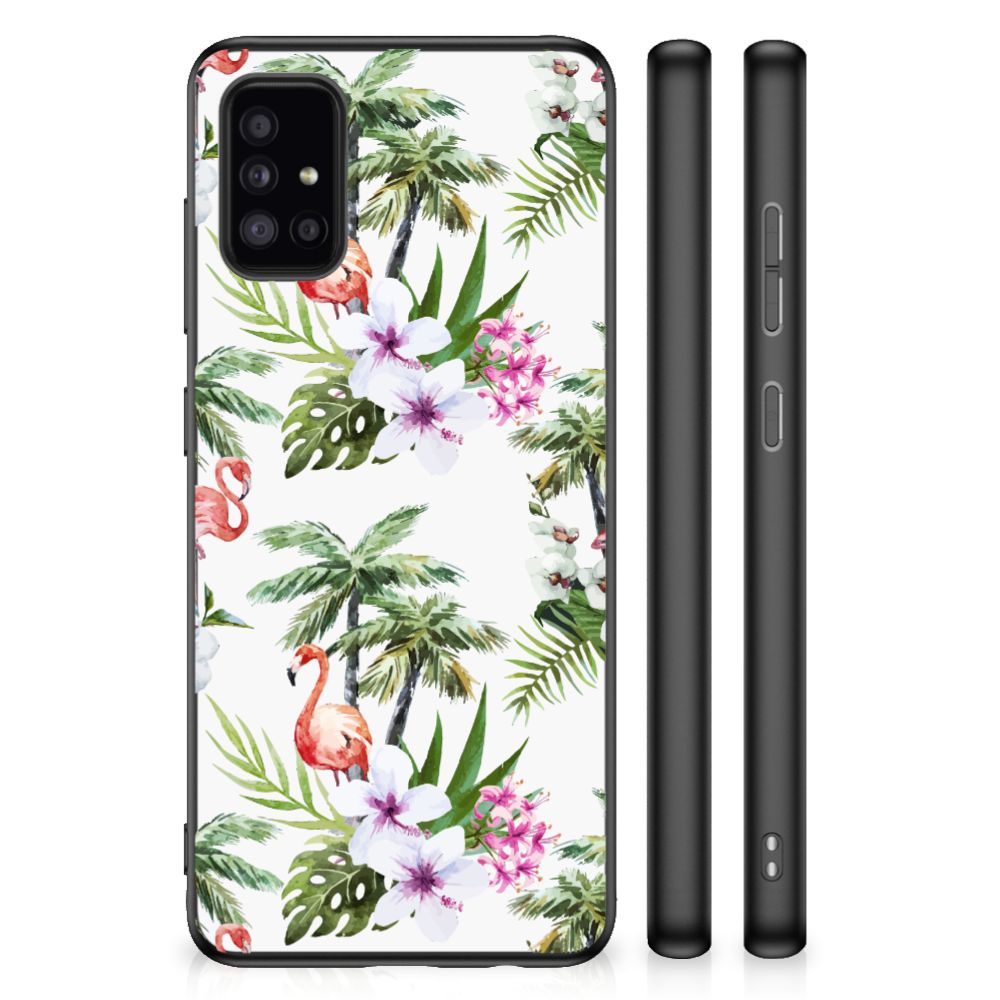 Samsung Galaxy A51 Back Cover Flamingo Palms