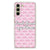 Samsung Galaxy S21FE Silicone-hoesje Flowers Pink DTMP