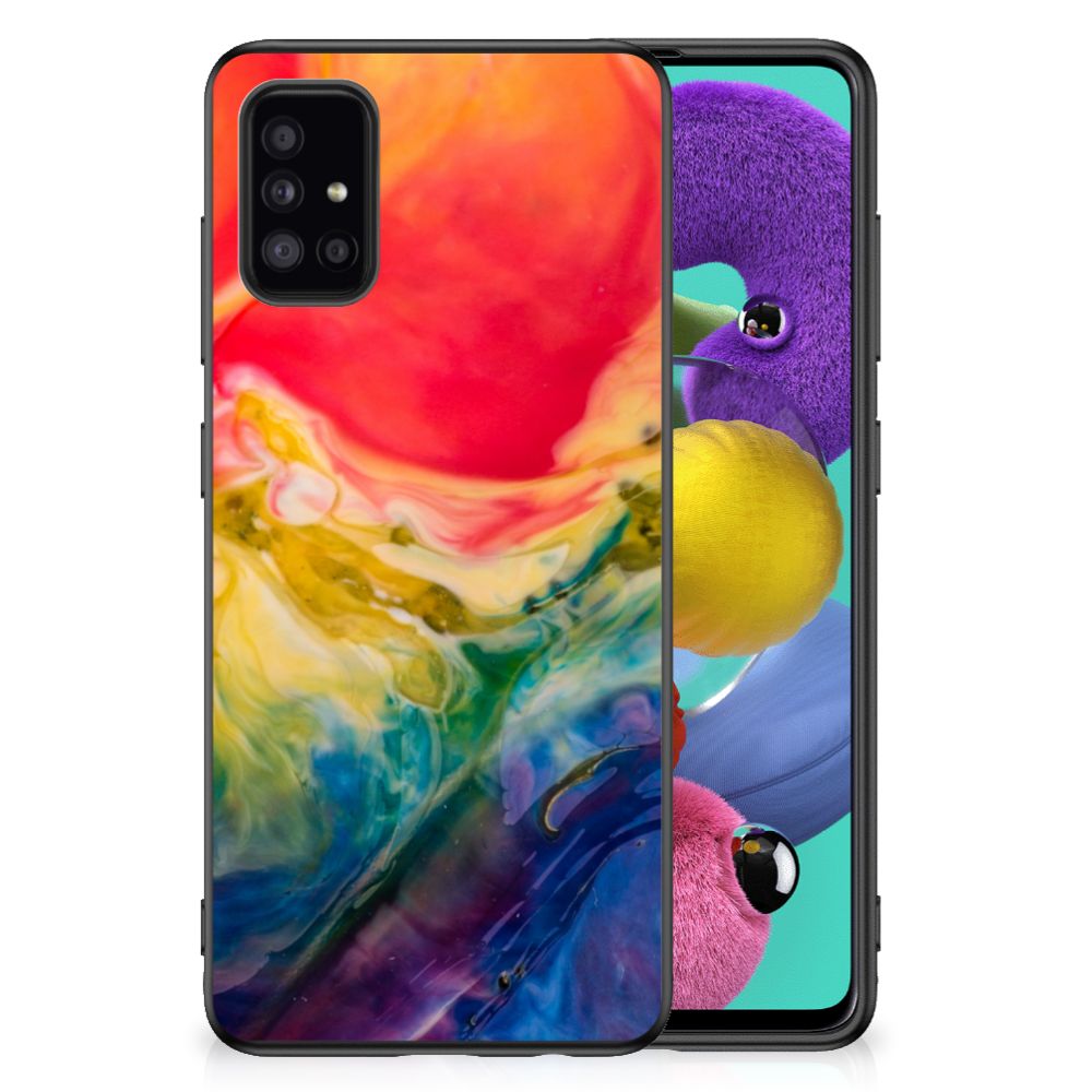 Case Samsung Galaxy A51 Watercolor Dark