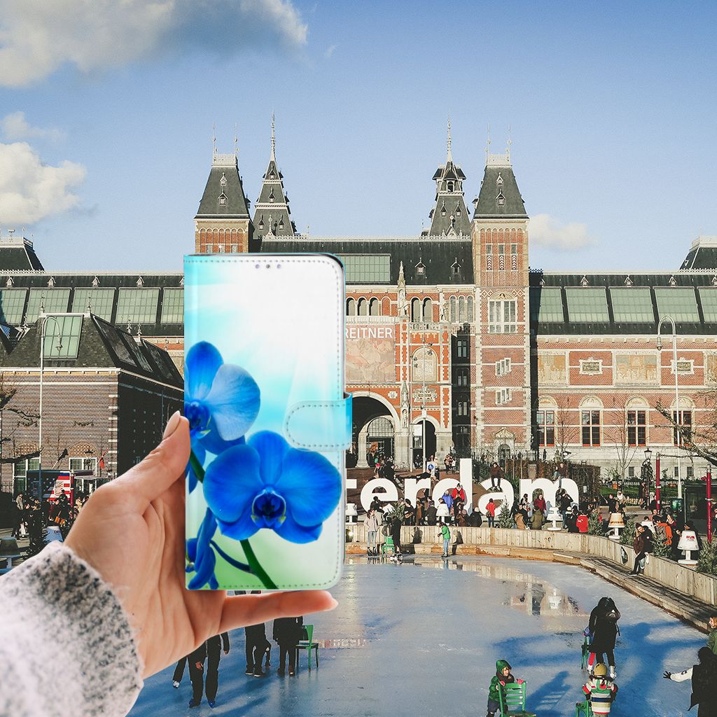 Samsung Galaxy S20 Ultra Hoesje Orchidee Blauw - Cadeau voor je Moeder