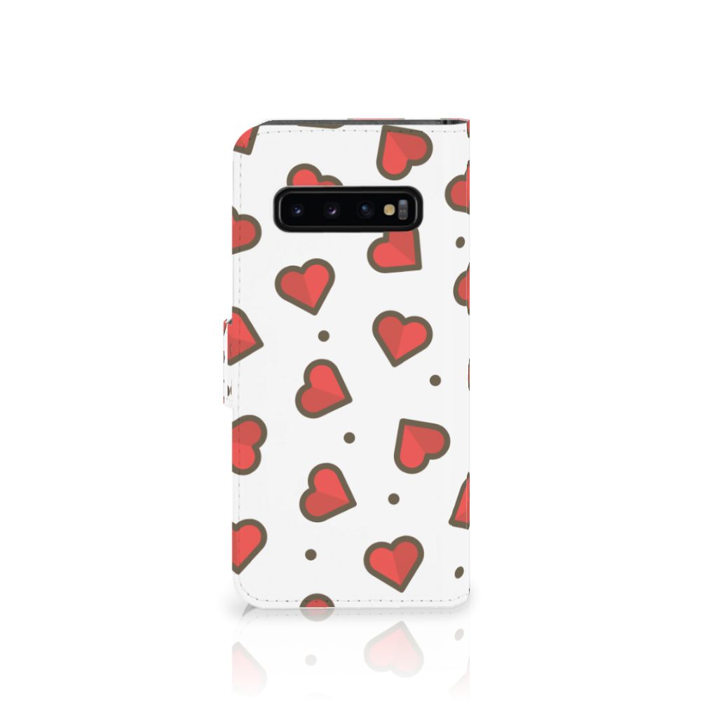 Samsung Galaxy S10 Telefoon Hoesje Hearts