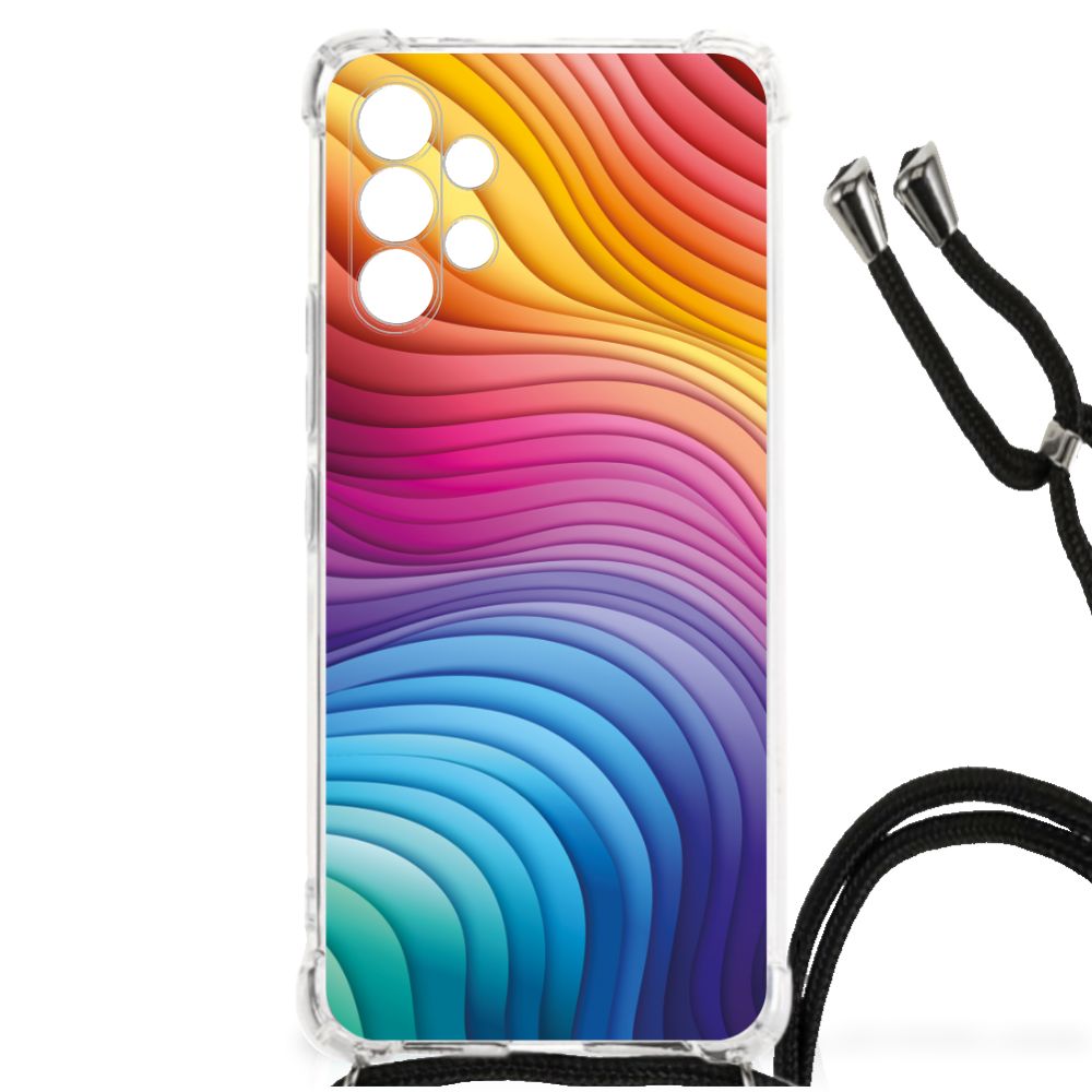 Shockproof Case voor Samsung Galaxy A13 4G Regenboog B2C Telecom