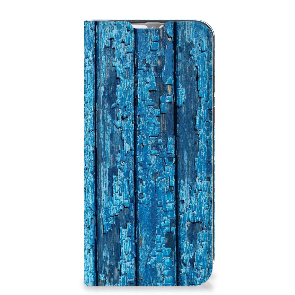 Samsung Galaxy M31 Book Wallet Case Wood Blue - B2C Telecom