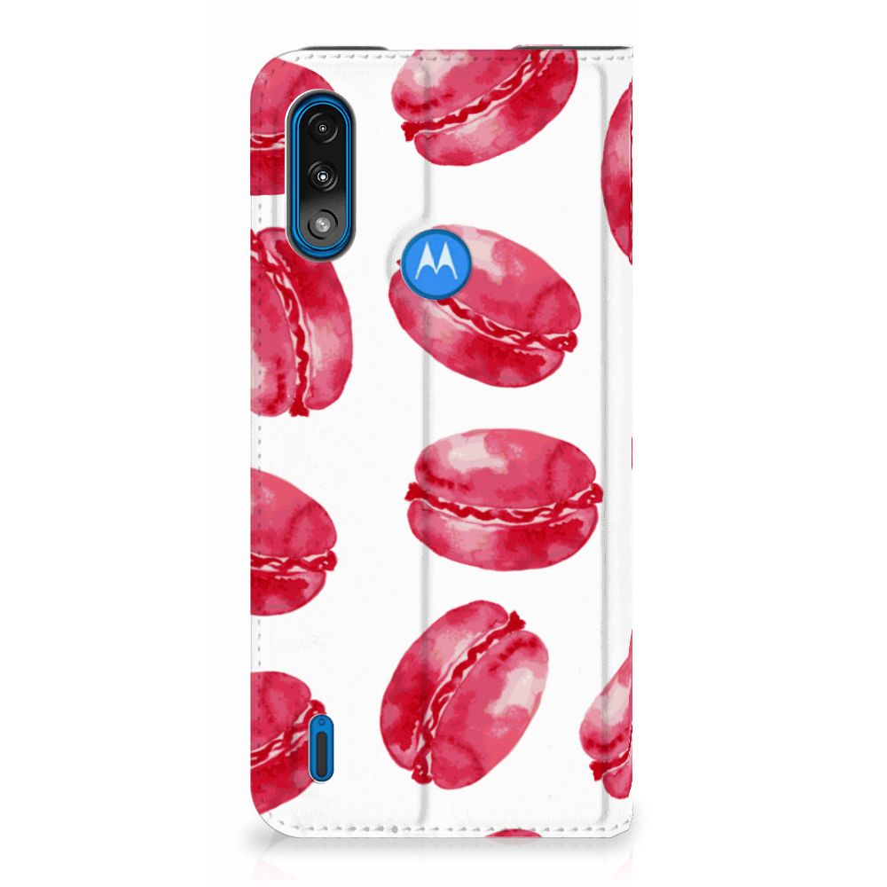 Motorola Moto E7 Power | E7i Power Flip Style Cover Pink Macarons - B2C Telecom