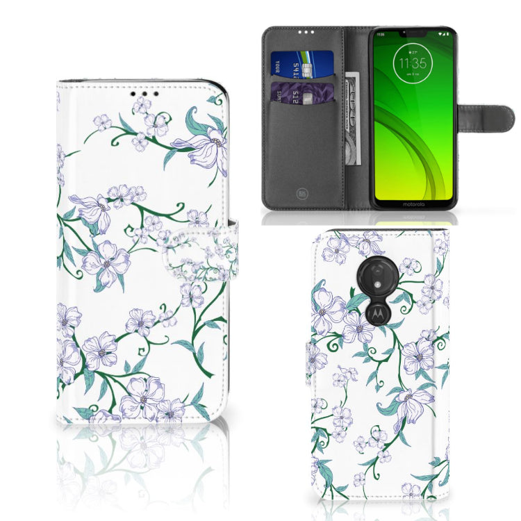 Motorola Moto G7 Power Uniek Hoesje Blossom White