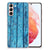 Samsung Galaxy S21 Bumper Hoesje Wood Blue