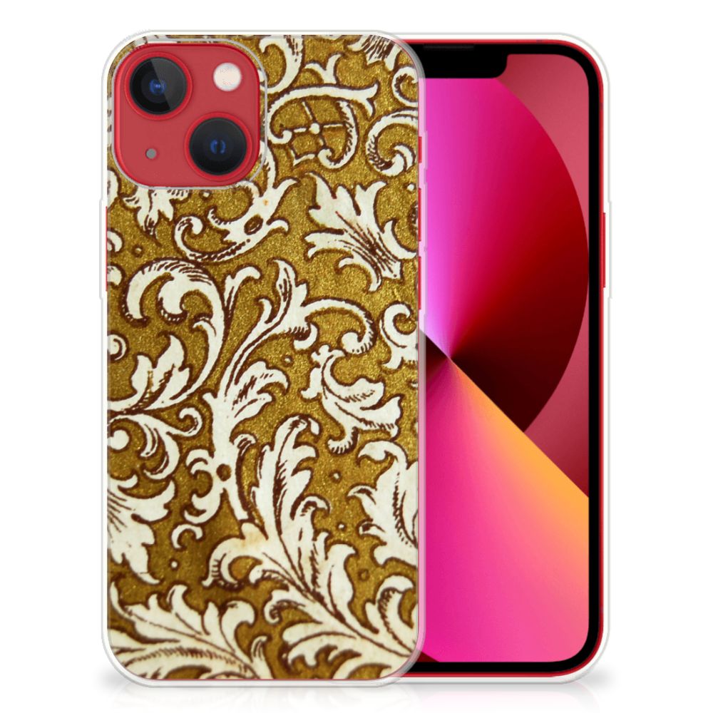 Siliconen Hoesje Apple iPhone 13 Barok Goud B2C Telecom
