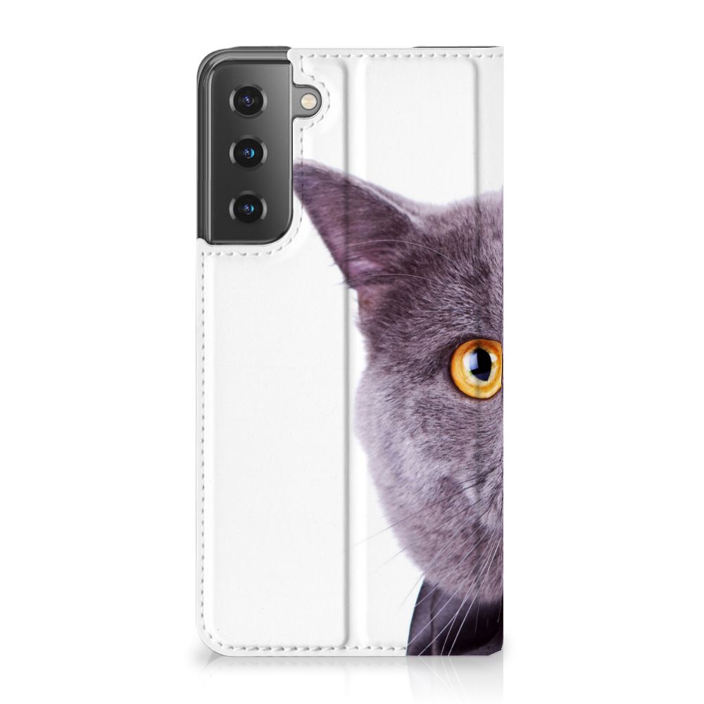 Samsung Galaxy S21 Hoesje maken Kat - B2C Telecom