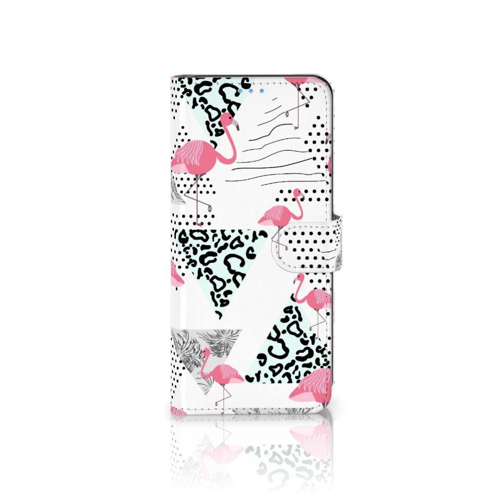 Xiaomi Mi 10T Pro | Mi 10T Telefoonhoesje met Pasjes Flamingo Triangle