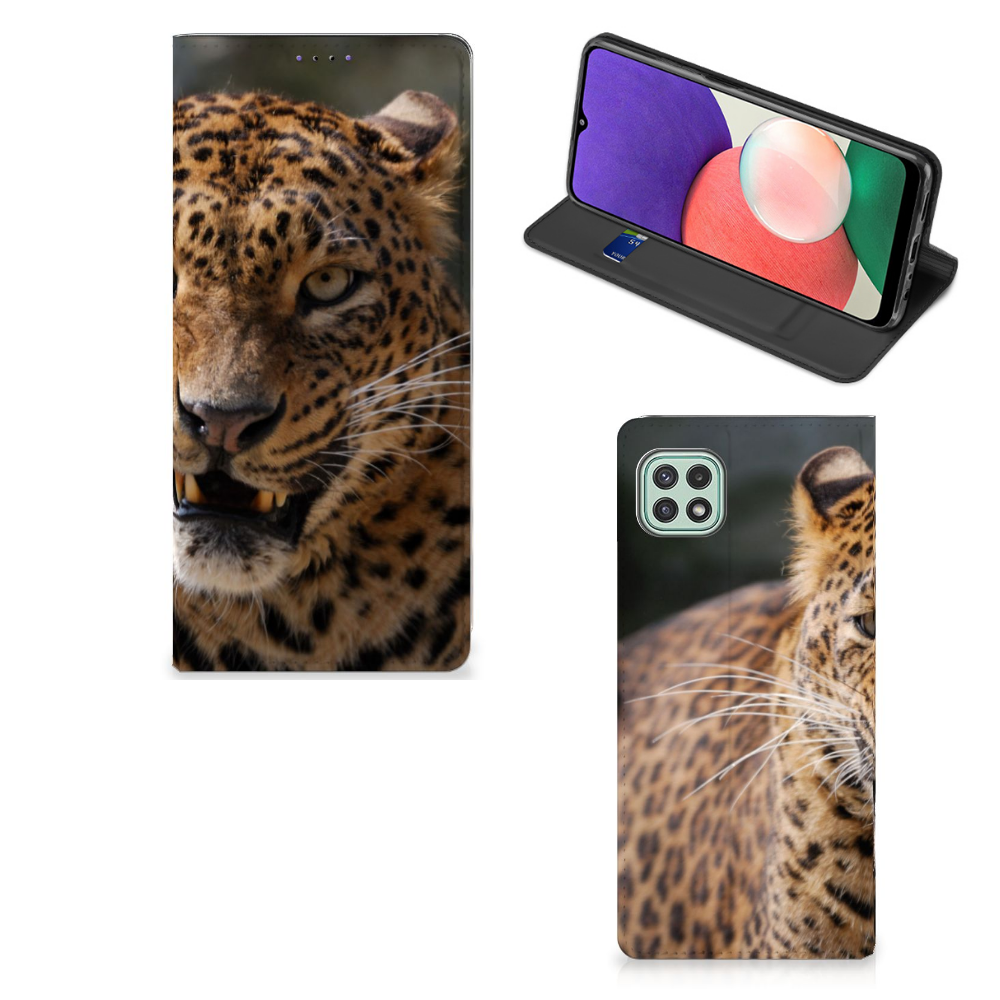 Samsung Galaxy A22 5G Hoesje maken Luipaard - B2C Telecom