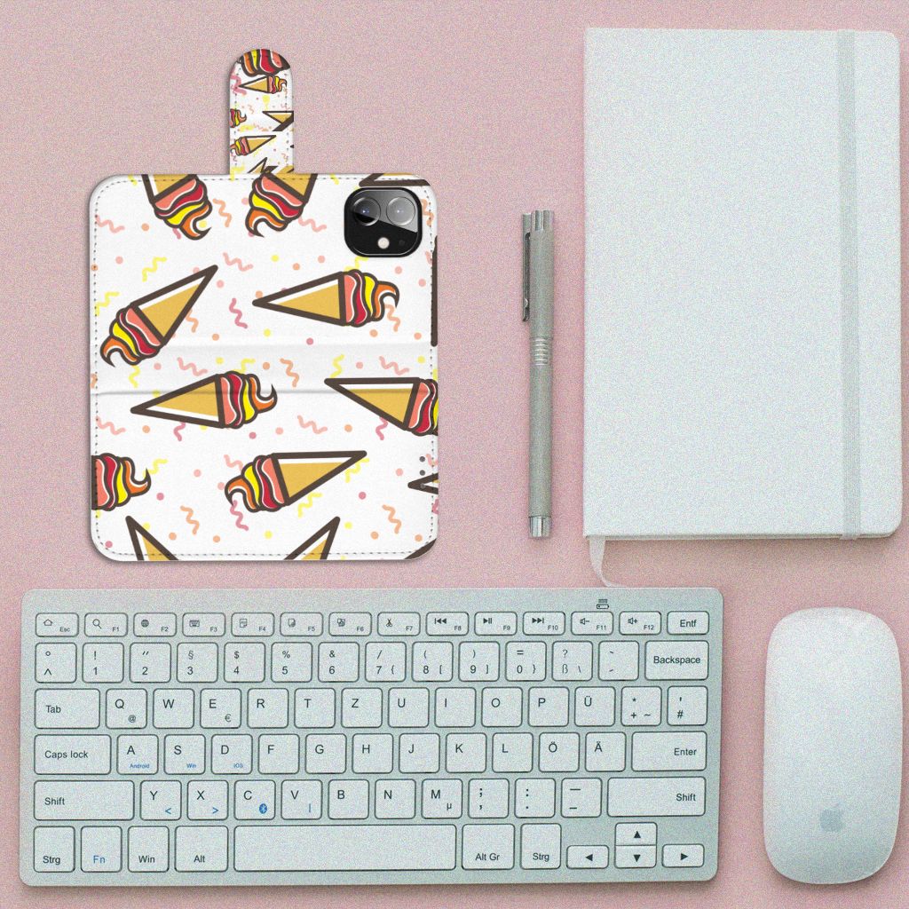Apple iPhone 12 Mini Book Cover Icecream