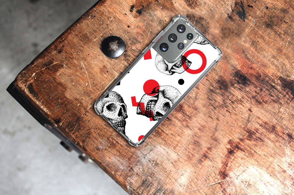 Extreme Case Samsung Galaxy S21 Ultra Skull Red B2C Telecom