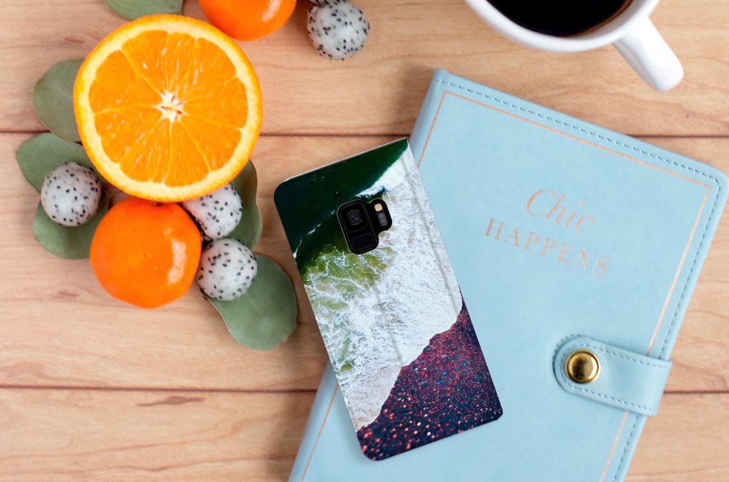Samsung Galaxy S9 Stand Case Sea in Space
