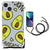 iPhone 14 Plus Stevig Bumper Hoesje Avocado Singing
