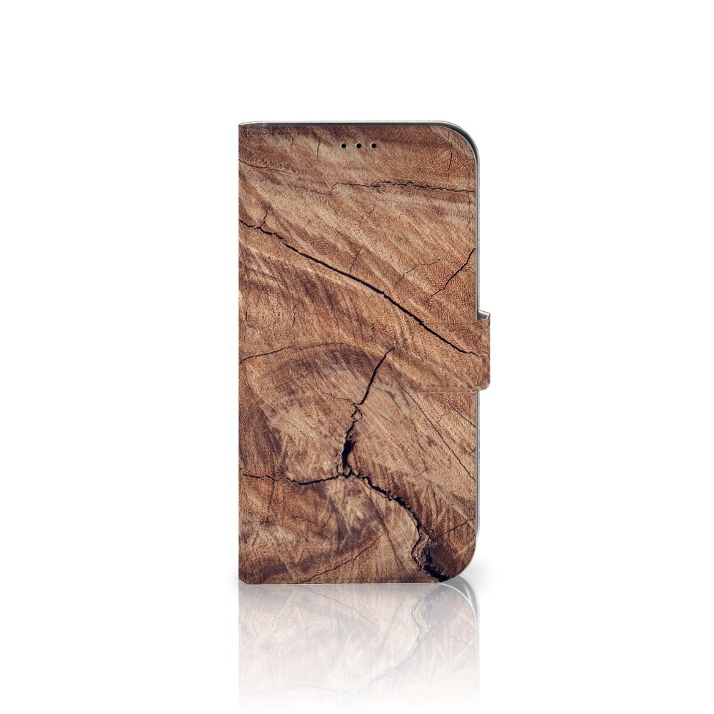 iPhone 13 Pro Max Book Style Case Tree Trunk