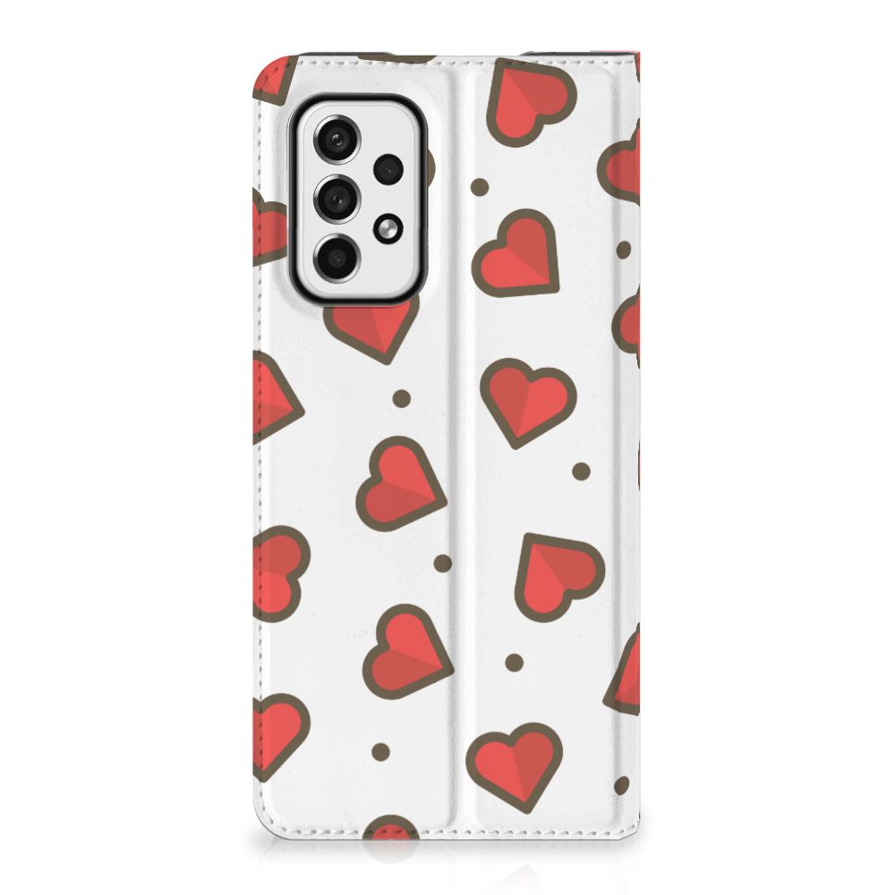 Samsung Galaxy A73 Hoesje met Magneet Hearts - B2C Telecom