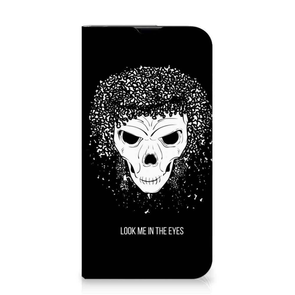 Mobiel BookCase iPhone 13 Pro Skull Hair - B2C Telecom
