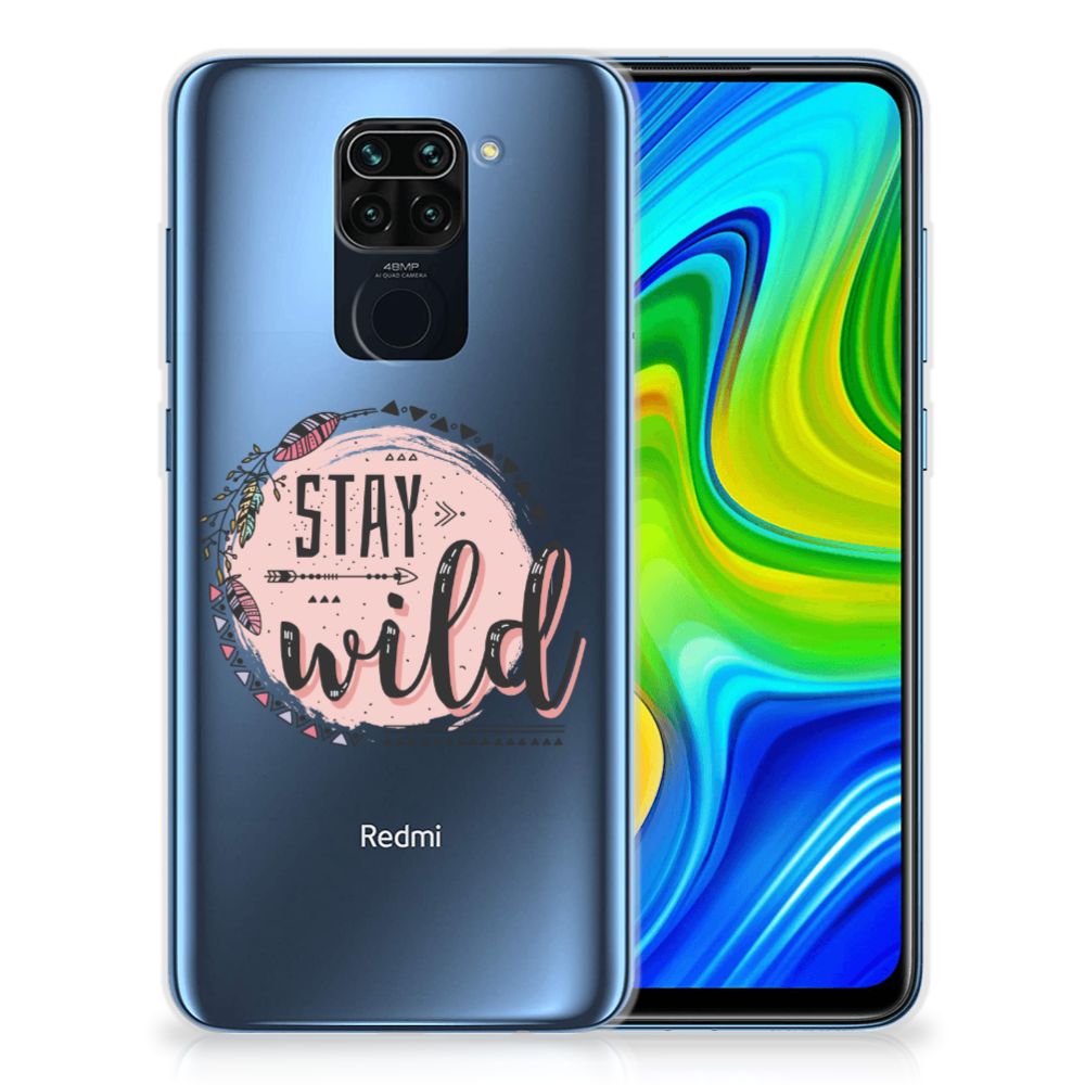 Xiaomi Redmi Note9 Telefoonhoesje met Naam Boho Stay Wild B2C Telecom