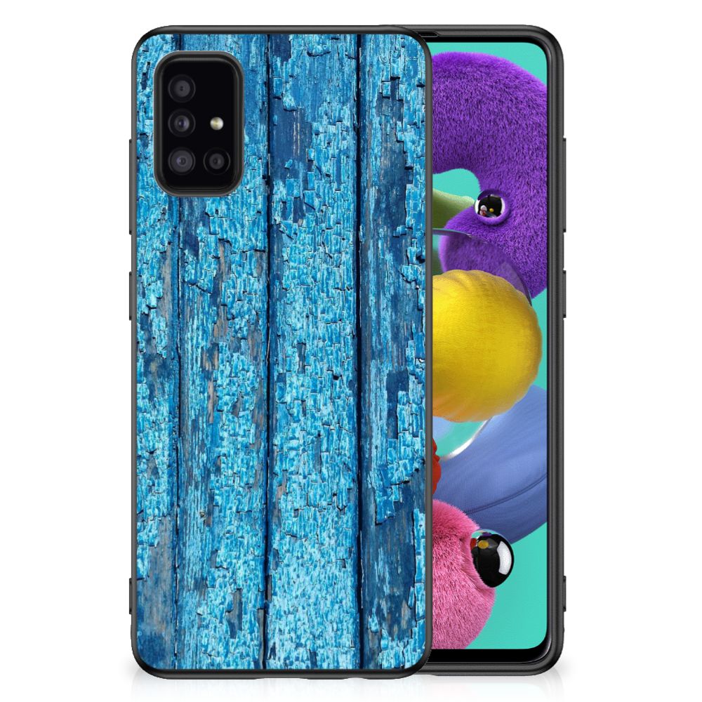 Samsung Galaxy A51 Grip Case Wood Blue