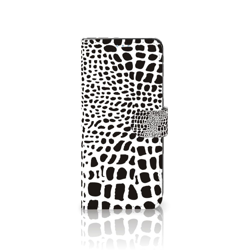 Samsung Galaxy A21s Telefoonhoesje met Pasjes Slangenprint