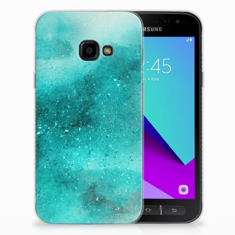 Hoesje maken Samsung Galaxy Xcover 4 | Xcover 4s Painting Blue