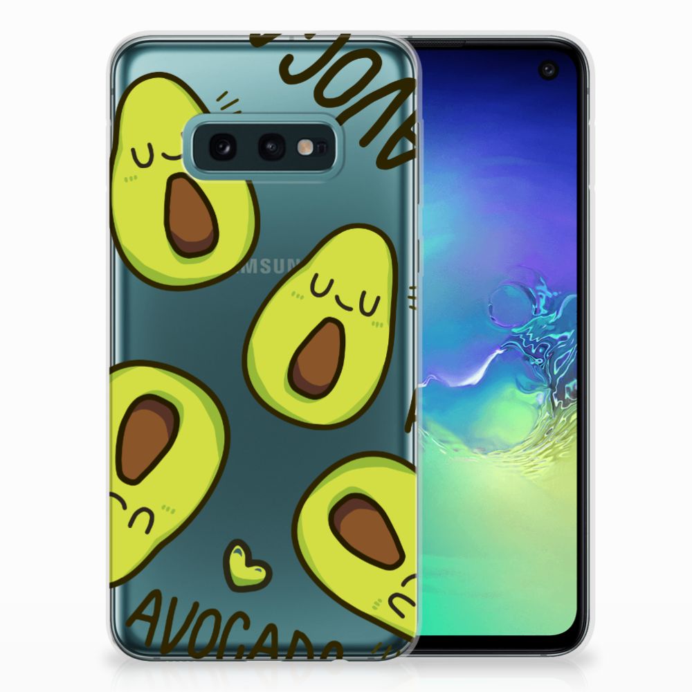 Samsung Galaxy S10e Telefoonhoesje met Naam Avocado Singing