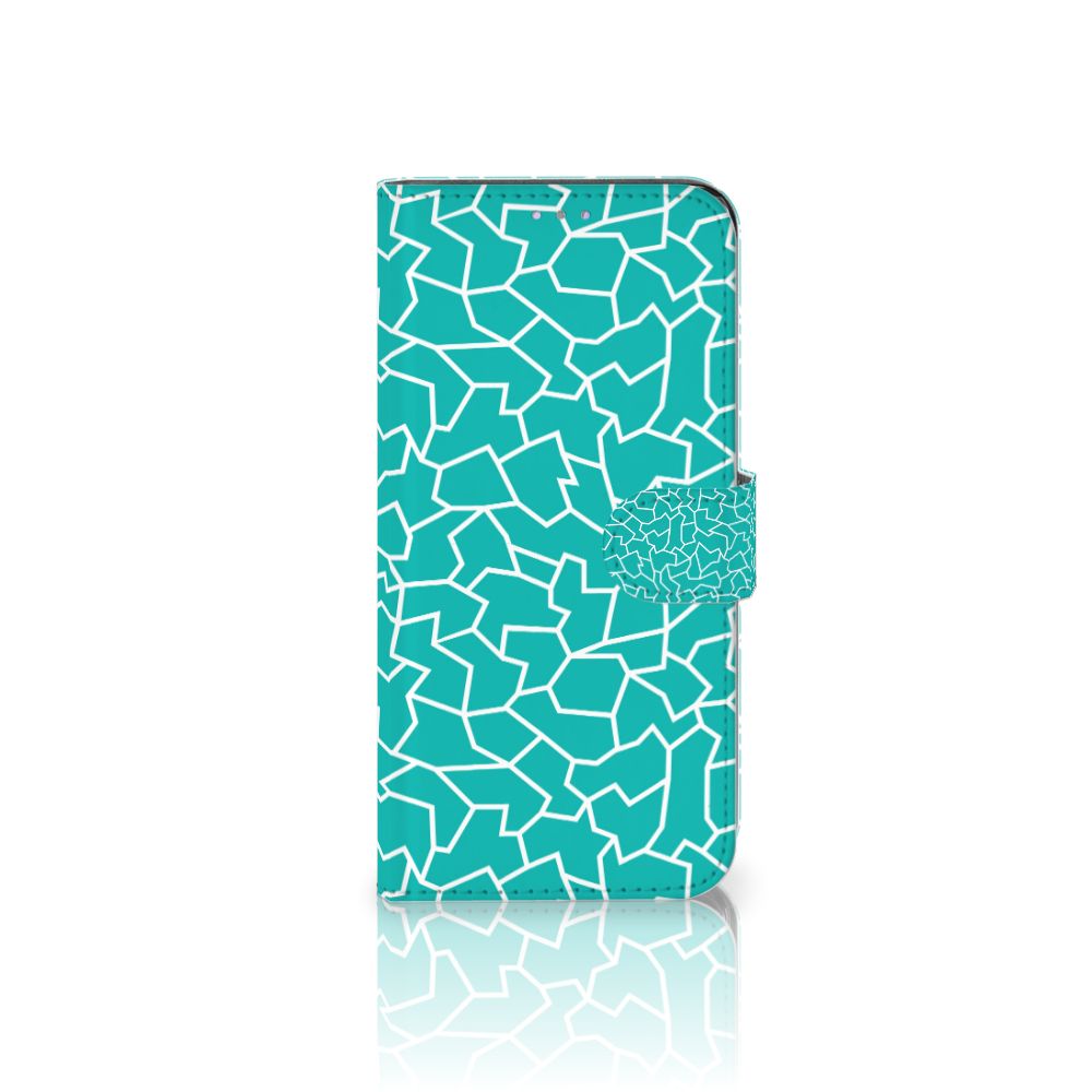 Samsung Galaxy A31 Hoesje Cracks Blue
