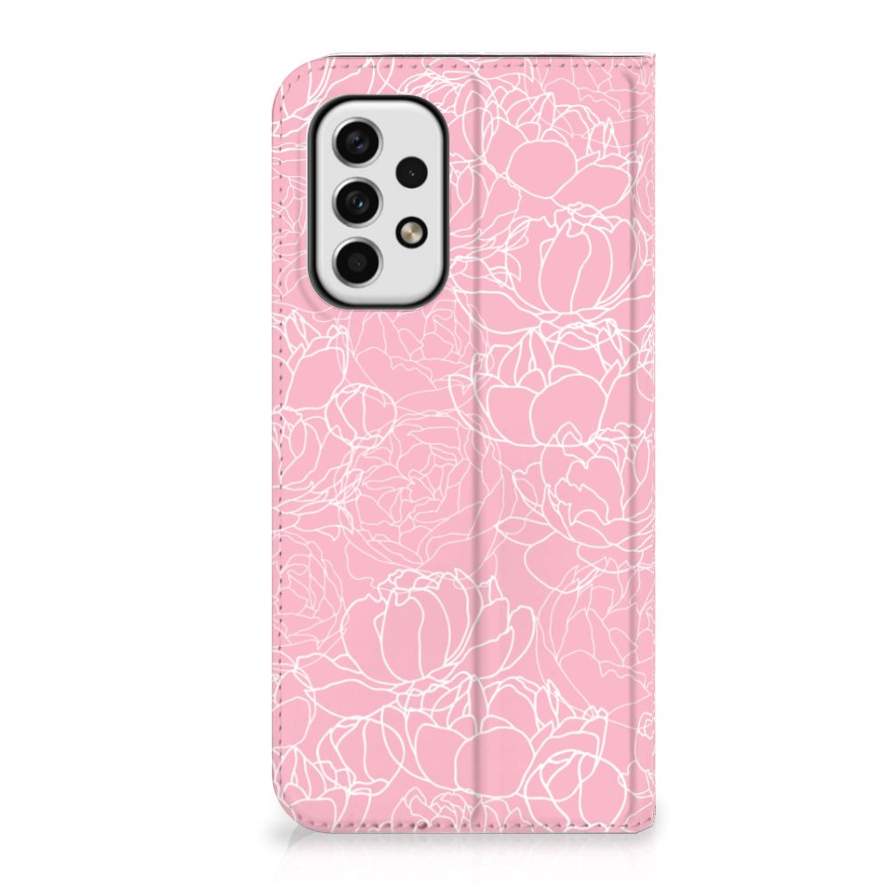 Samsung Galaxy A23 Smart Cover White Flowers - B2C Telecom