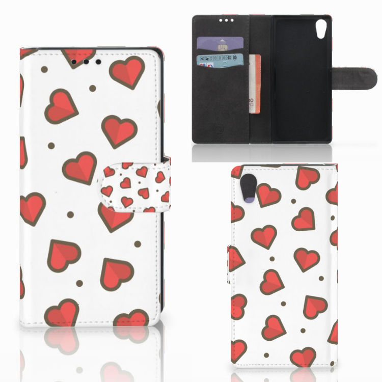 Sony Xperia XA1 Telefoon Hoesje Hearts