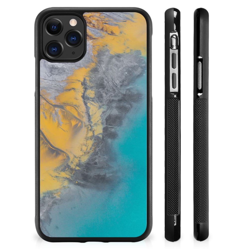 Apple iPhone 11 Pro Max Gripcase Marble Blue Gold B2C Telecom