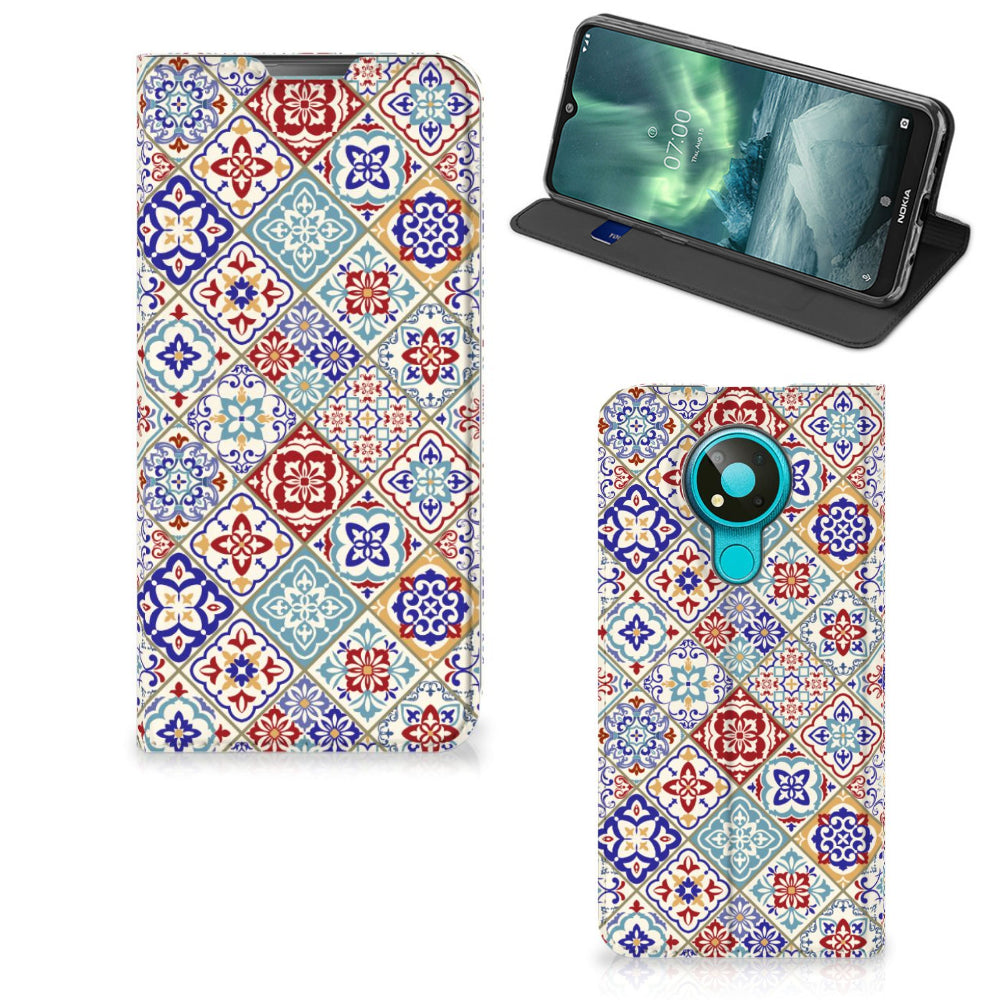 Nokia 3.4 Standcase Tiles Color