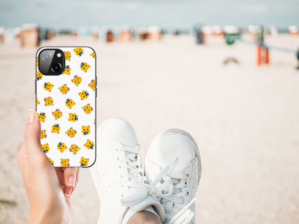 Back Case voor Apple iPhone 13 Katten Emojis B2C Telecom