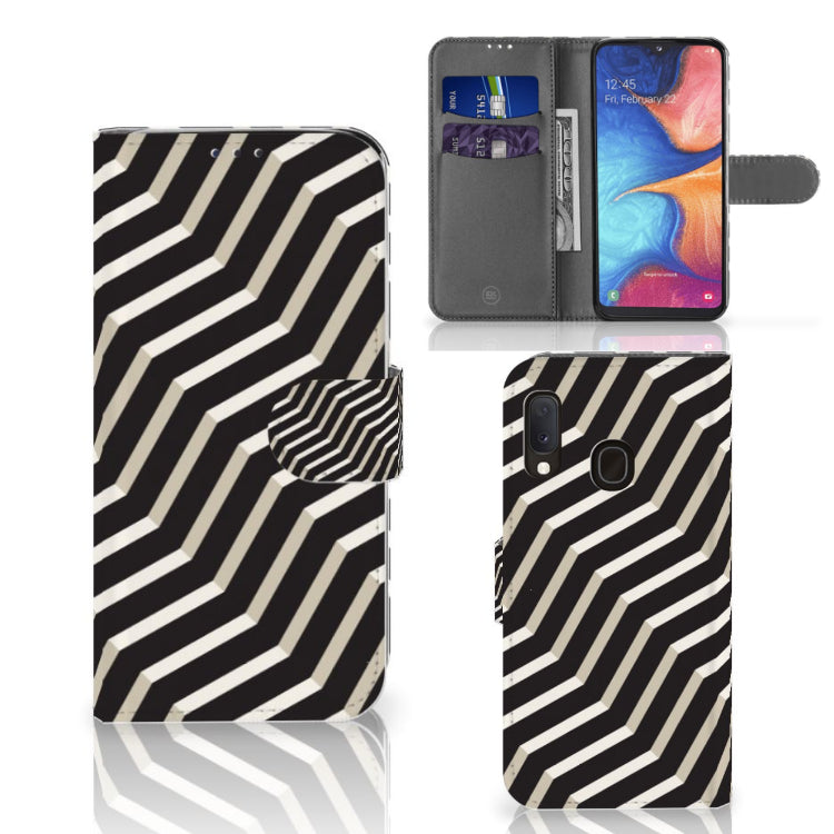 Samsung Galaxy A20e Book Case Illusion