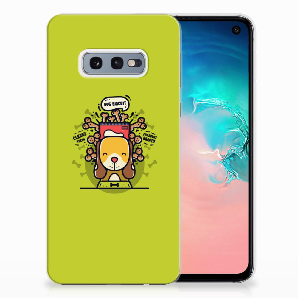 Samsung Galaxy S10e Telefoonhoesje met Naam Doggy Biscuit