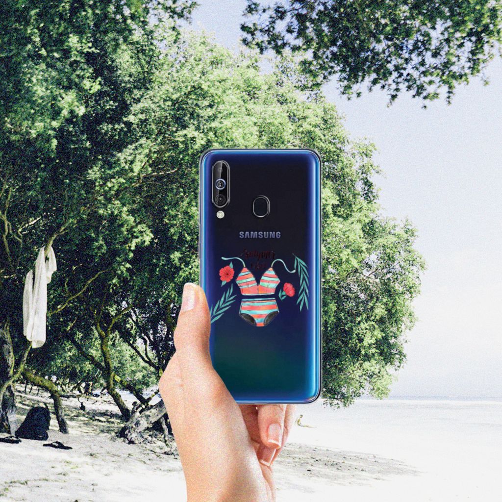 Samsung Galaxy A60 Telefoonhoesje met Naam Boho Summer