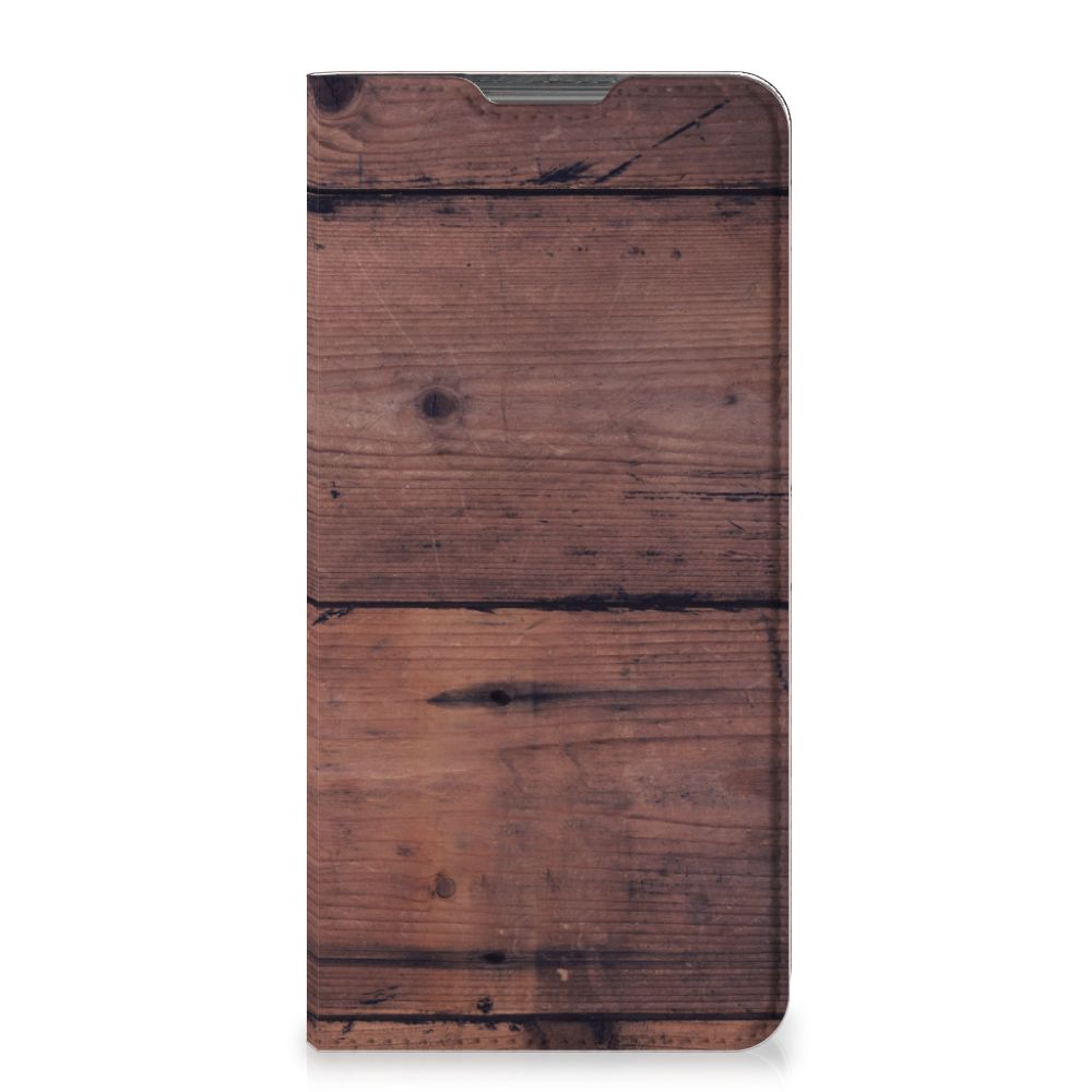 Motorola Moto G52 | Moto G82 Book Wallet Case Old Wood