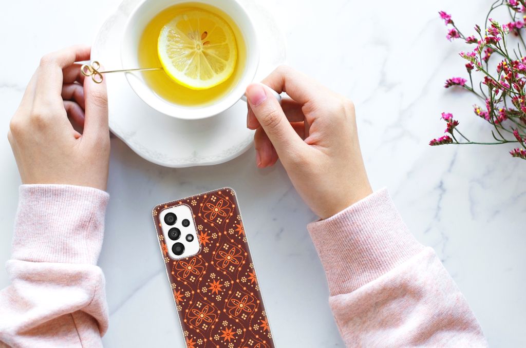 Samsung Galaxy A33 5G TPU bumper Batik Brown B2C Telecom