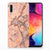 Samsung Galaxy A50 TPU Siliconen Hoesje Marmer Oranje