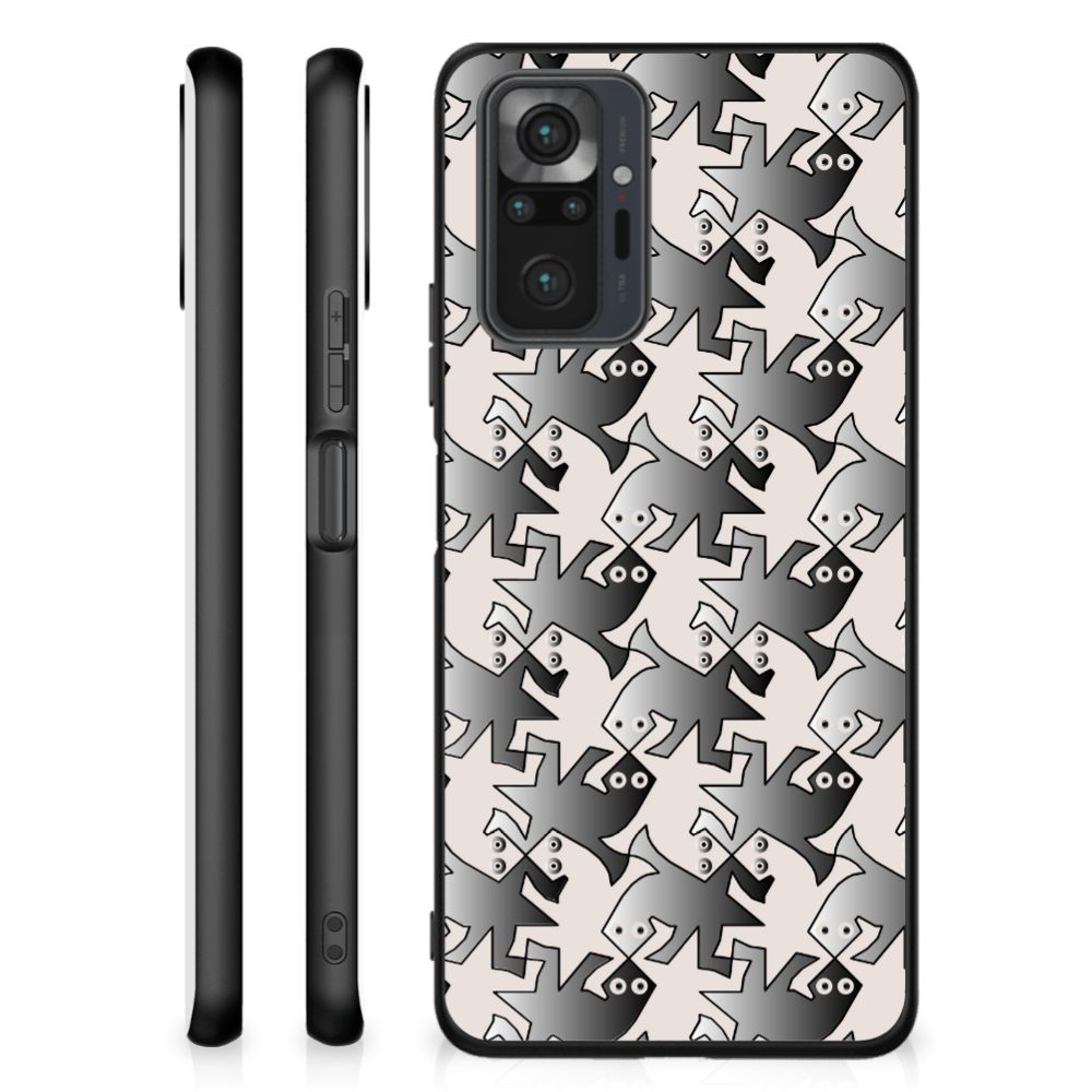 Xiaomi Redmi Note 10 Pro Dierenprint Telefoonhoesje Salamander Grey B2C Telecom