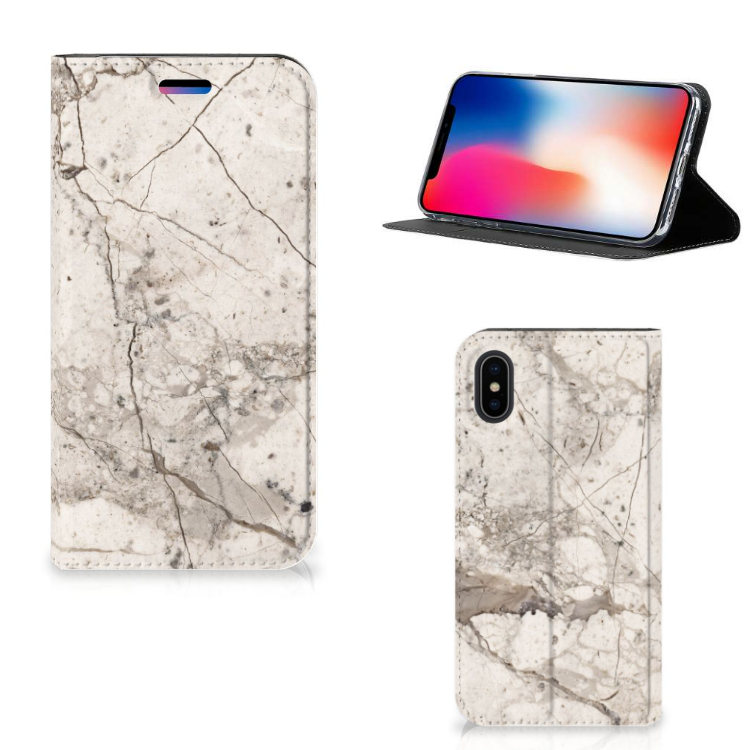 Apple iPhone X | Xs Standcase Marmer Beige