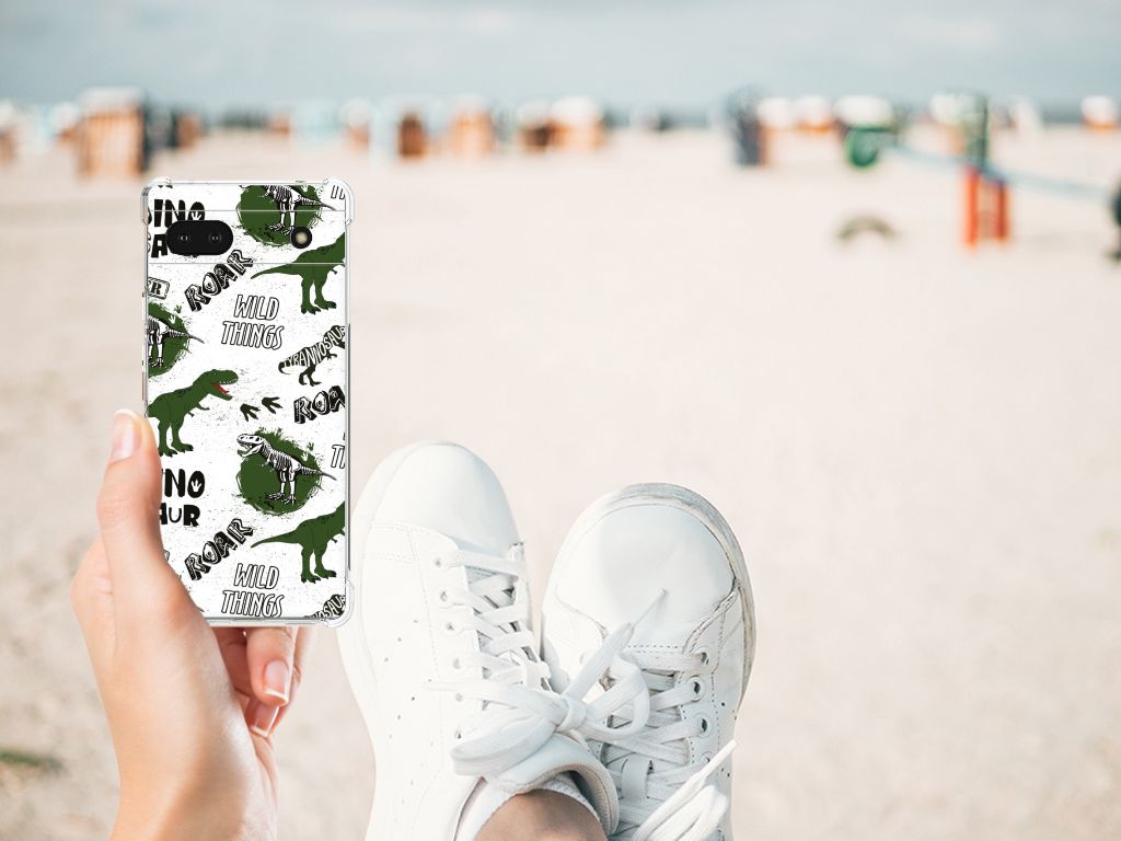 Case Anti-shock voor Google Pixel 6A Dinosaurus B2C Telecom