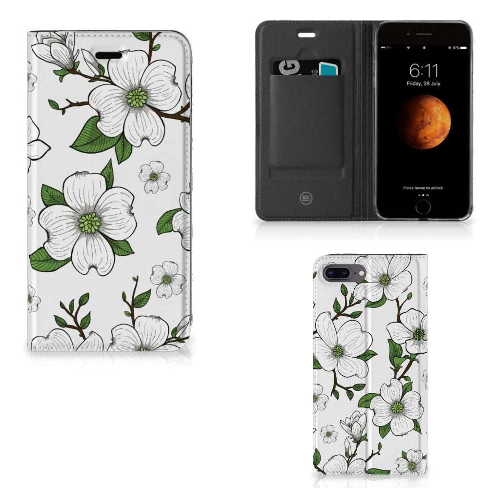 Apple iPhone 7 Plus | 8 Plus Smart Cover Dogwood Flowers